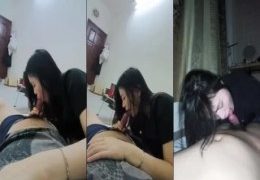 Đi làm về chưa thay đồ em đã kéo xuống mút