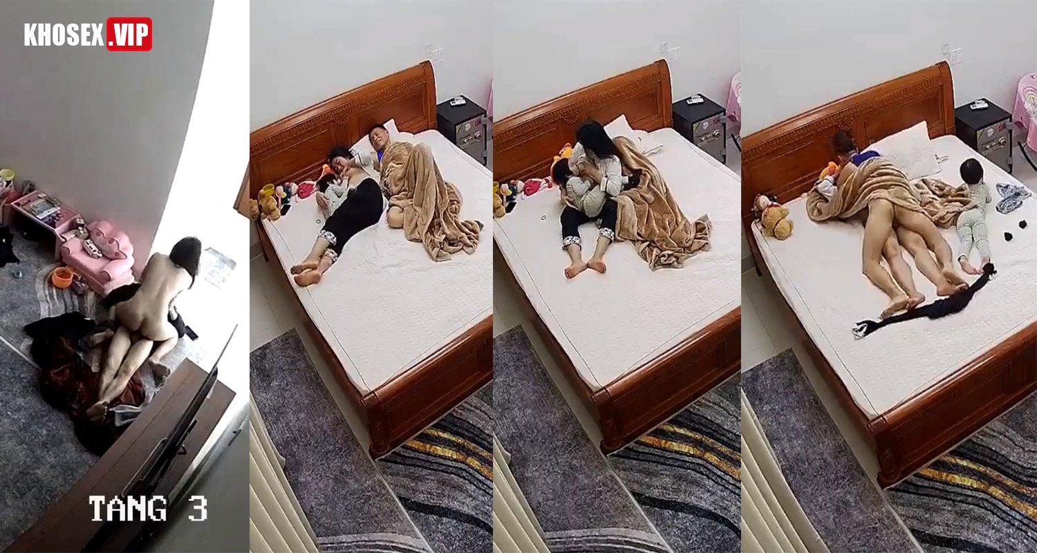 Hack Camera Gái một con đang cho con bú thì chồng trùm mền địt – Phần 1